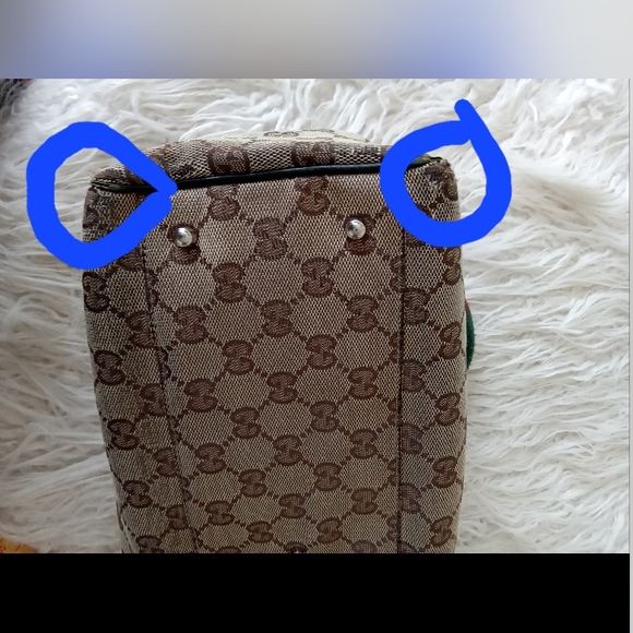 Gucci Vintage Authentic Preloved Sherry Line Canvas Tote. - Picture 7 of 16